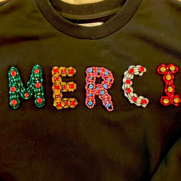 Grey Lab XS Merci black sweatshirt - Picture 4 of 4